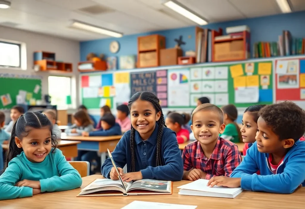 Students participating in classroom activities at Wanchese Christian Academy