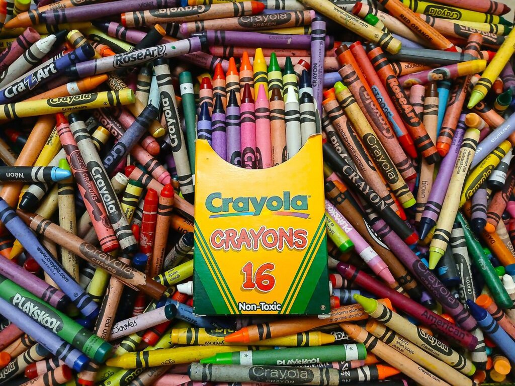 Box of crayons