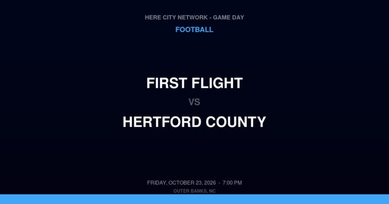 First Flight at Hertford County